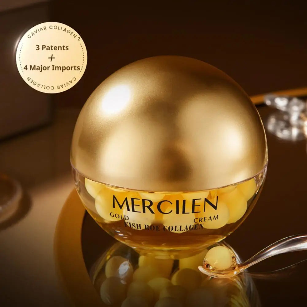 Mercilen Series Gold Fish Roe Collagen Cream/Essence/Mask Bosein Anti-Wrinkle Firming Hydrating Nourishing Skin Lightweight