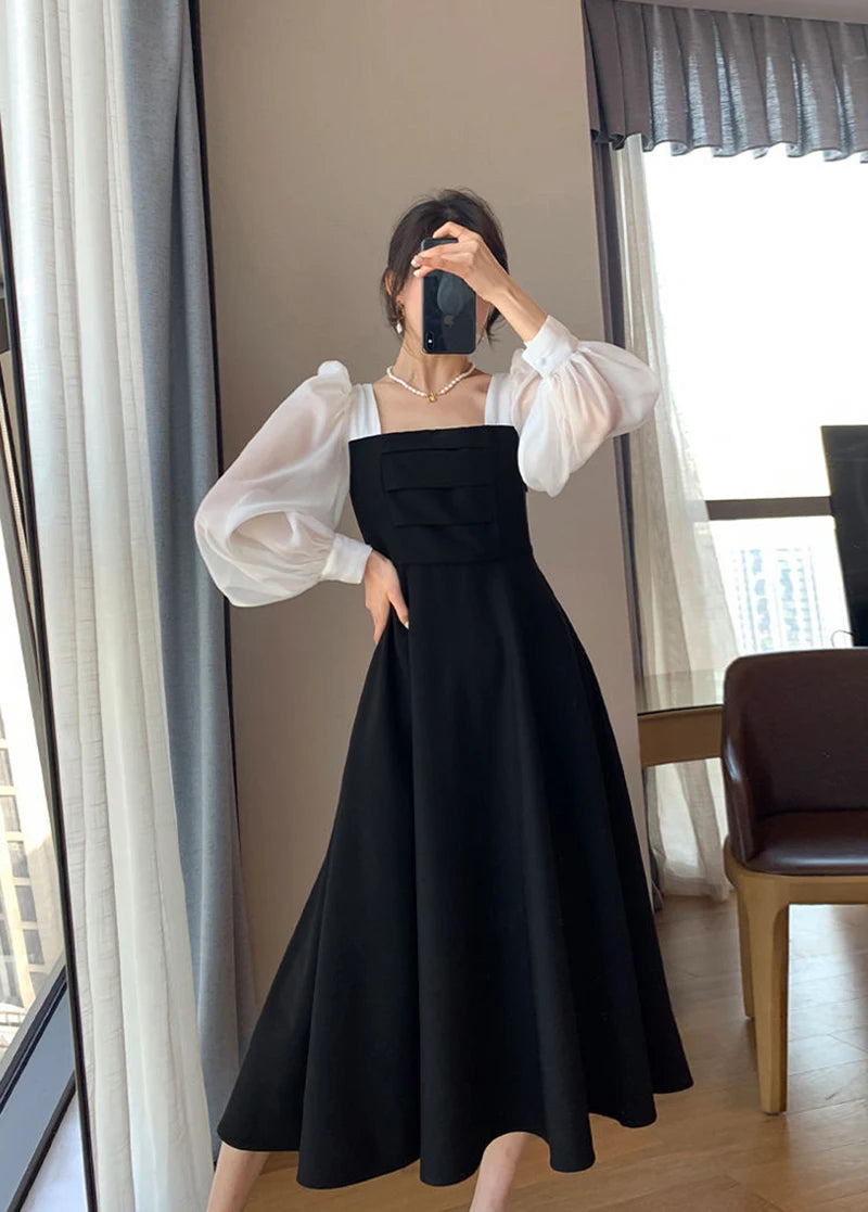 Women's Elegant Chiffon A-Line Dress