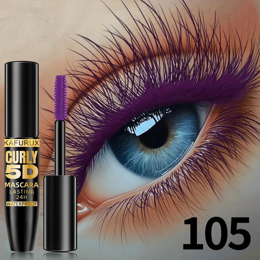 Máscara de Pestañas de Seda Coreana para Mujeres para una Mirada Audaz de Ojos Grandes con Alargamiento a Prueba de Agua, 9 Colores, Duración Todo el Día a Prueba de Manchas