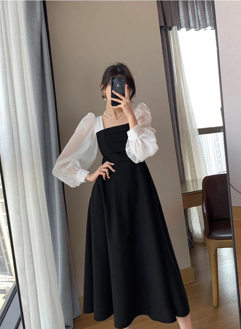 Women's Elegant Chiffon A-Line Dress
