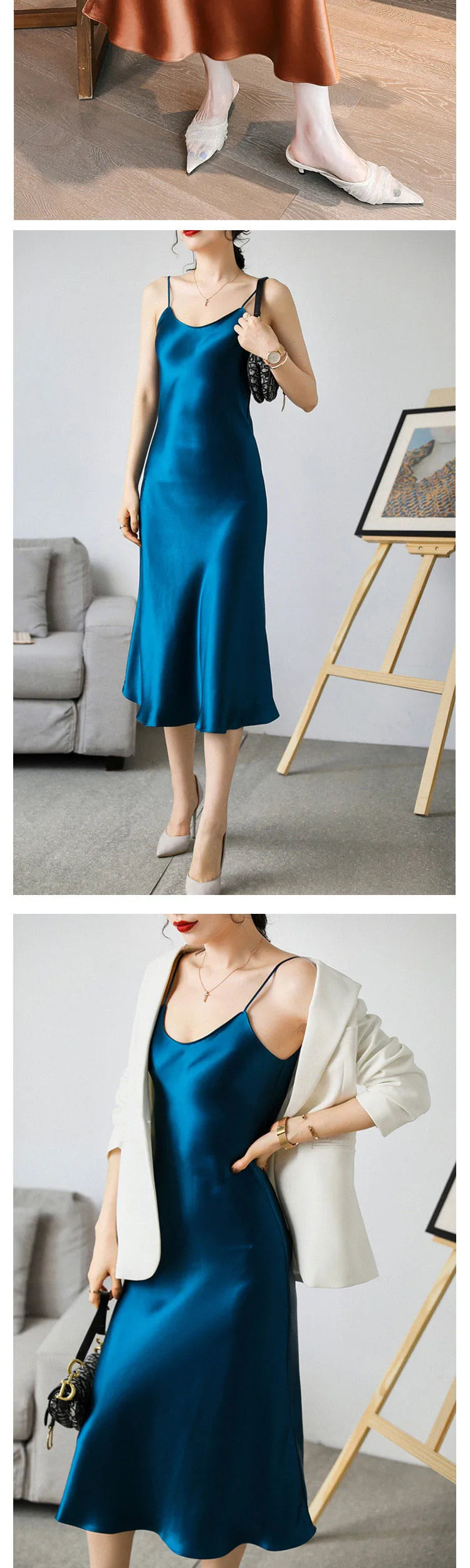 2026 fashion Sexy Satin Long Dress Summer Lady Acetate satin Party Dress High Waist Slim Female Retro Dress Red Pink robe femme