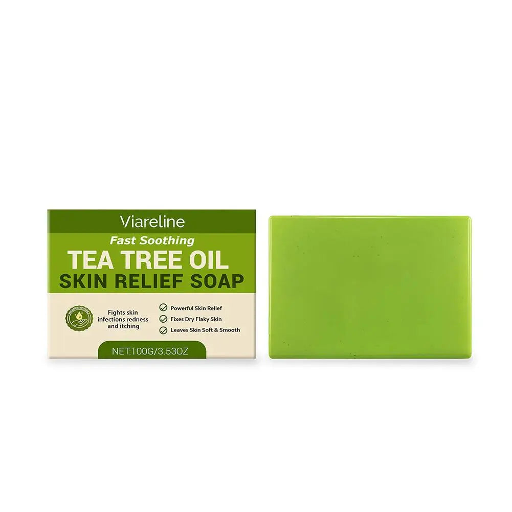 Tea Tree Oil Handmade Soap Bar – Natural Cleansing & Gentle Exfoliating Body Soap