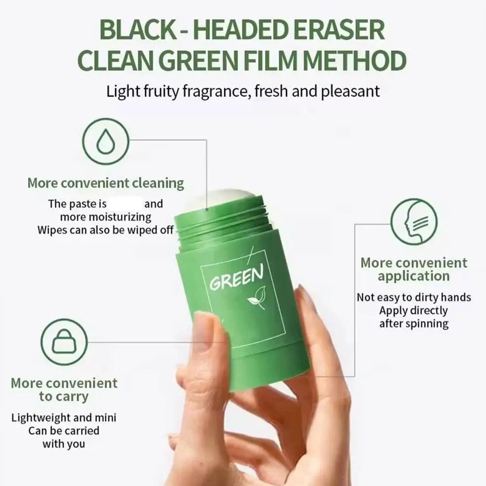 Eelhoe Green Tea Clay Stick Mask - Deep Cleansing Pore Treatment 40g