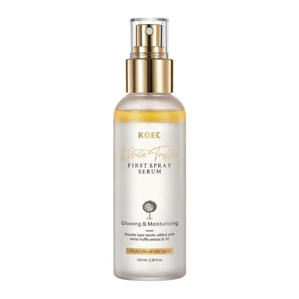 KOEC White Truffle First Spray Serum, Moisturizing Glowing Facial Setting Spray, Hydrating Nourishing Skin Care Mist 100ml