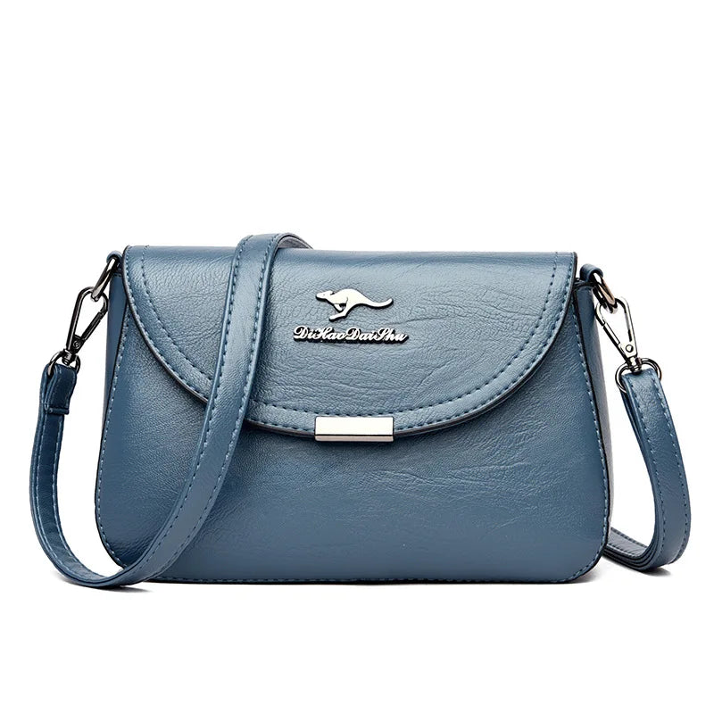 Soft Leather Crossbody Bag Large Capacity Fashionable Women's Shoulder Bag for Middle-Aged Mothers Hot Sale Of The Season New...