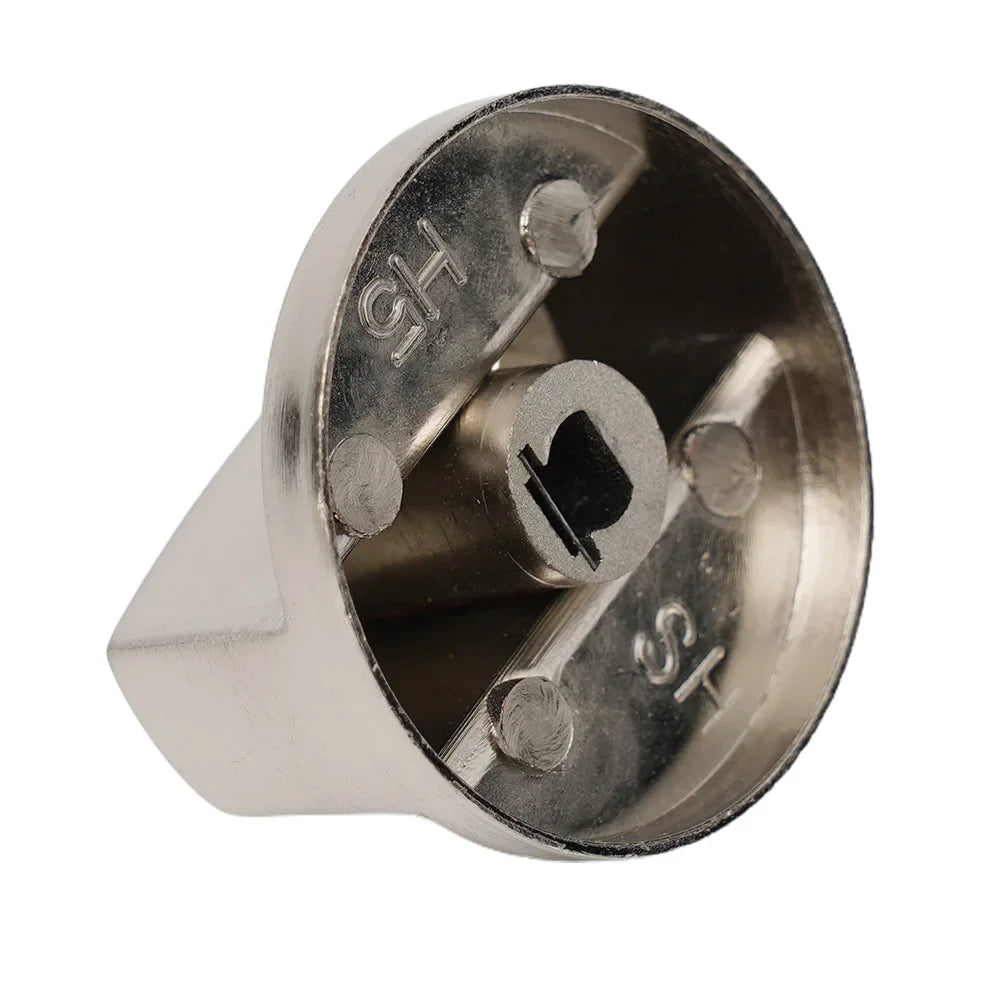 4PCS Gas Stove Knobs 6mm Silver Modern Kitchen Electric Cooker Oven Hob Control Switch For Household Hardware Replacement Tools
