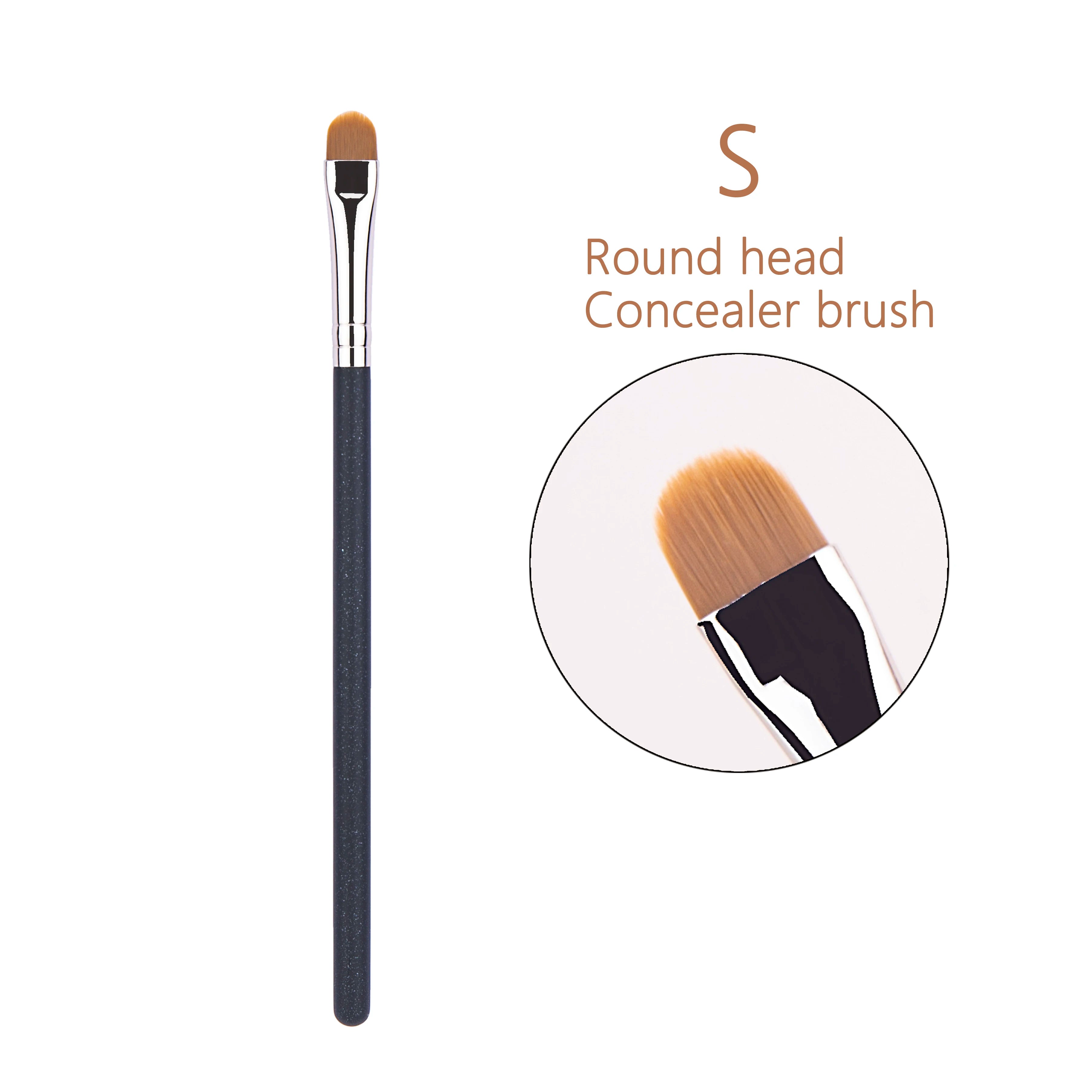 Ultra Thin Foundation Concealer Brush Pro Makeup Tool For Liquid And Cream Bases 4 Size Set