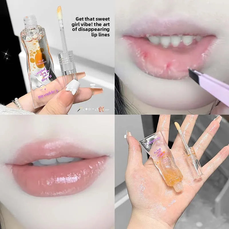 Cappuvini Smile Brightening Lip Oil, Lip Touch Up Essential Oil Color Changing Soft Lip Care
