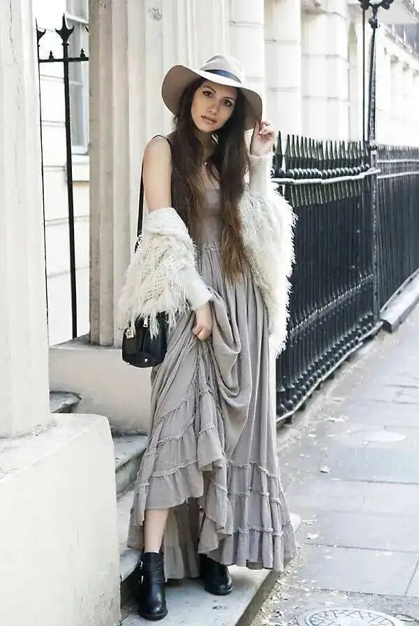 Beach Dress Sexy Dresses Boho Bohemian People Holiday Summer Long Backless Cotton Women Party Hippie Vestidos Mujer Ethnic