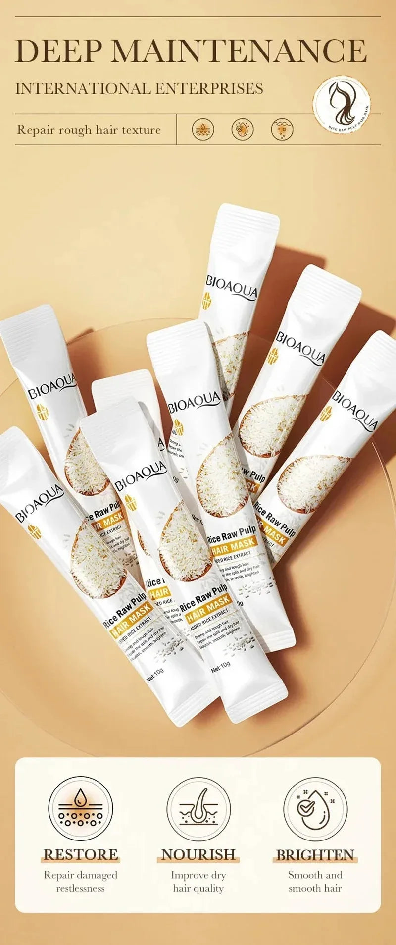 5-Second Smooth Hair Mask - Repair, Moisturizing, Anti-Frizz