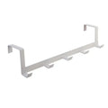 Ganchos para Colgar en la Puerta, 5 Ganchos, Estante Organizador para el Hogar, Baño, Ropa, Abrigos, Sombreros, Toallas, Accesorios de Cocina y Baño
