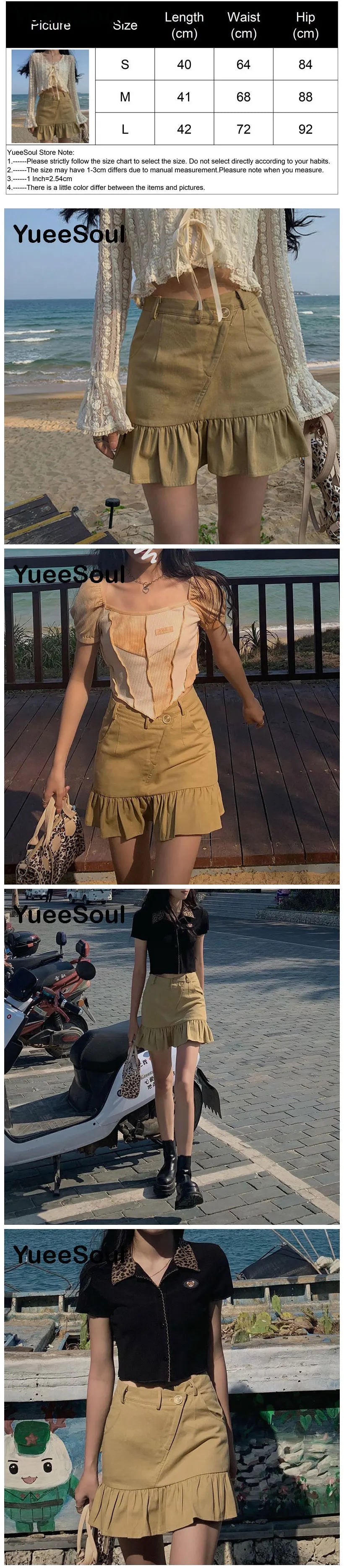 Brown Mini Skirts 2023 New Y2K Vintage High Waist Women Pleated Skirt Chic Sweet Cute Preppy Style Casual 90s E Girl Dance Skirt