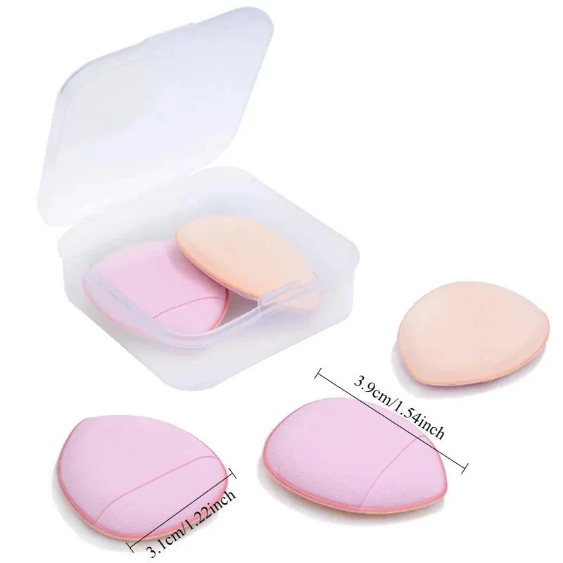 1/6/10Pcs Mini Finger Puff Foundation Small Air Cushion Powder Sponge Face Concealer BB Cream Cosmetic Applicator Makeup Tools