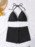 Women's High Waist Bikini Swimsuit – European Style Two-Piece Poolwear