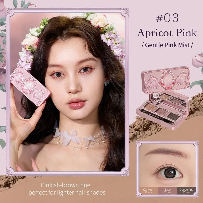 Flowerknows Makeup Set All In Flower Knows Little Angel Highlighter Powder Blush Strawberry Rococo Lip Gloss Perfume Kit