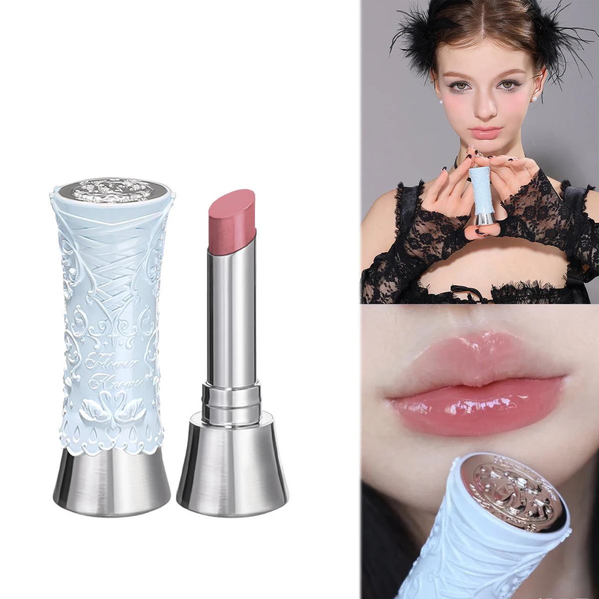 Flower Knows Lip Gloss - Vegan Hydrating Tinted Lip Oil