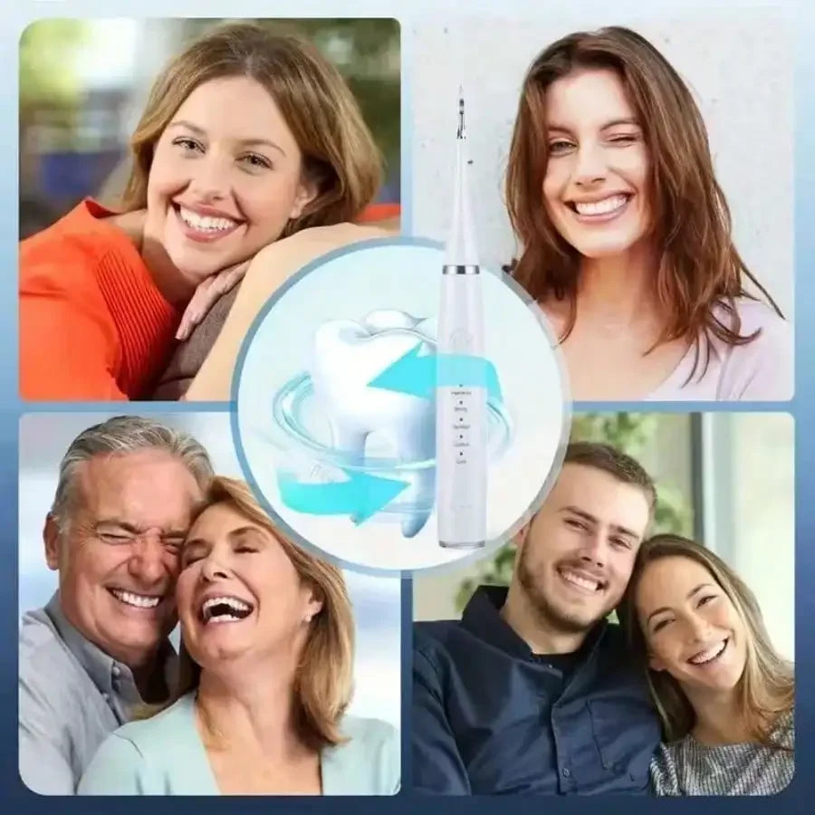 Electric Dental Cleaner, USB Rechargeable Dental Cleaning Tool Set, 5 Cleaning Modes, Promotes Gum Health, Suitable Holiday Gift For Family And Friends.