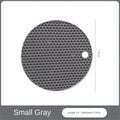 Table mat tool multifunctional kitchen silicone tableware mat, round anti slip coffee cup coaster, pot holder