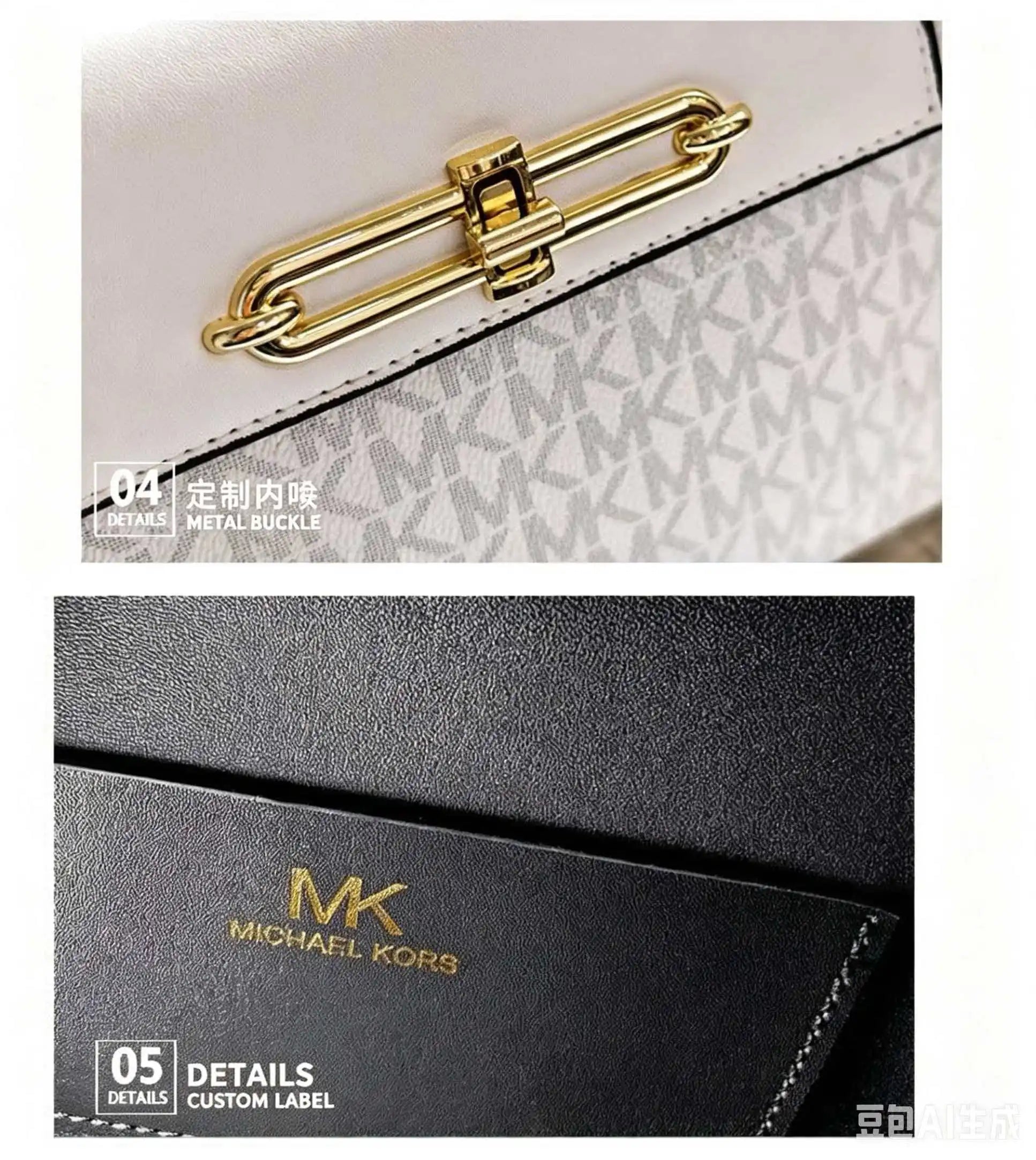 Michael Kors 2026 High-End Portable Fashion Women's Bag, Work Bag, Light Luxury Handbag