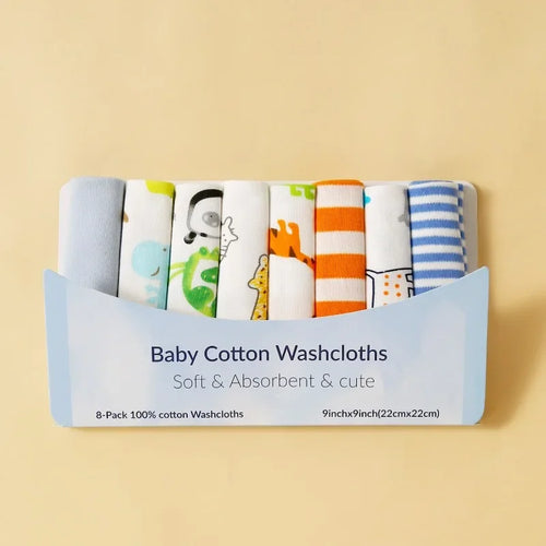 Bebe Premium Cotton Newborn Towels Set With Soft Washcloths And Saliva Towels For Baby Boys And Girls