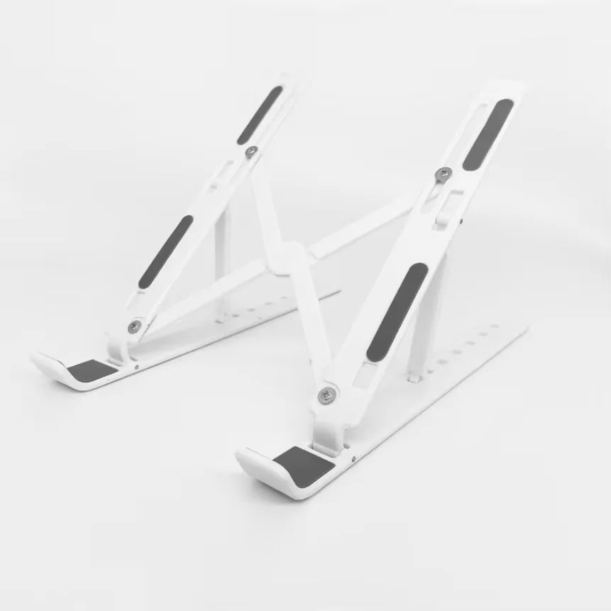 6-Level Adjustable Laptop Stand - Foldable Plastic for 8-14" Devices