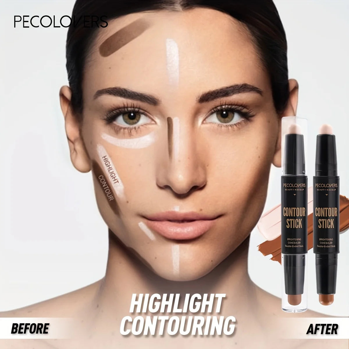 Face Concealer Contouring For Face Bronzer Beauty Contour Makeup Base Foundation Cream For Women'S'S Cosmetics New