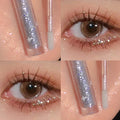 Sombra de ojos líquida de alta pigmentación, resistente al agua, de larga duración, que no se desvanece fácilmente, con brillo perlado, portátil, delicada, para maquillaje de ojos de mujer.