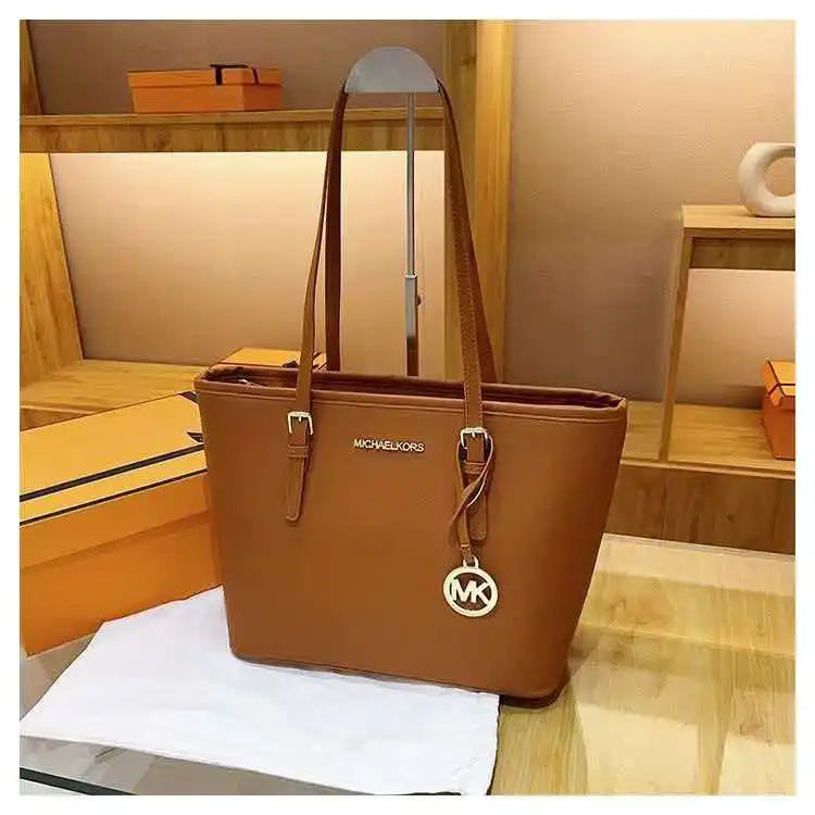 MICHAEL KORS MK Jet Set Travel Fashion Business Lady Extra Small Basket Tote Crossbody Bag