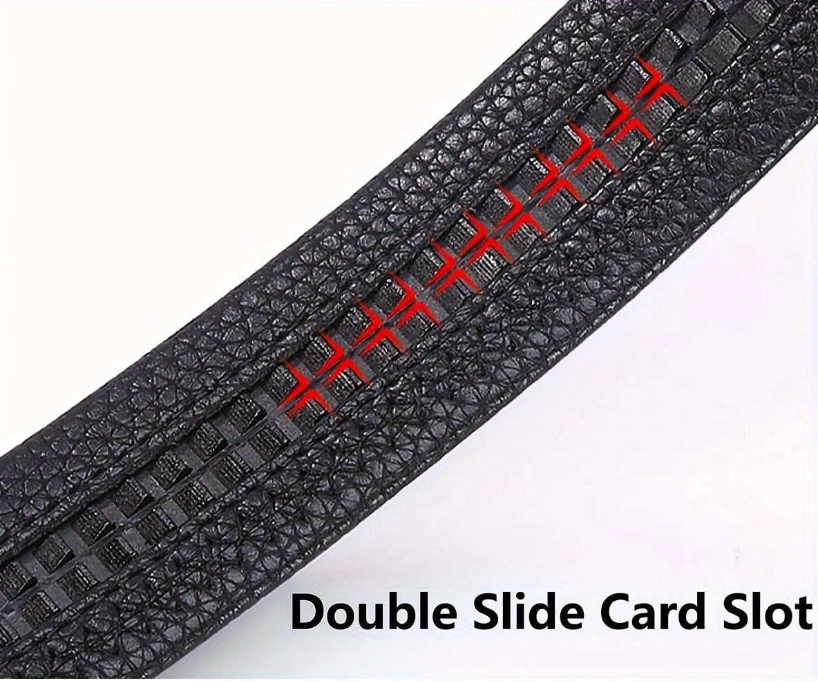 Men's Business Belt - Genuine High Quality Alloy Automatic Buckle Belt, Fashionable Buckle Fashionable Luxury Casual Belt