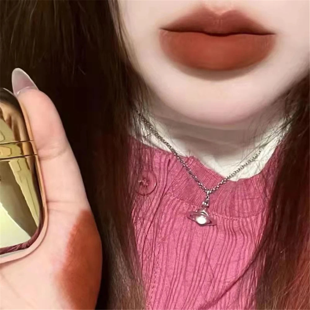 Mirror Water Lip Glaze To Matte Lipstick Makeup Waterproof Long Lasting Lip Gloss Rich Color Silky Not Fade Lips Mud Lip Tint