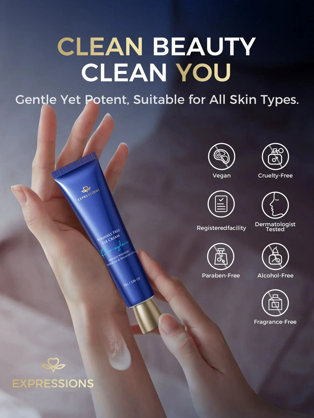 Expressions Anti-Aging Eye Cream for Dark Circles and Wrinkles