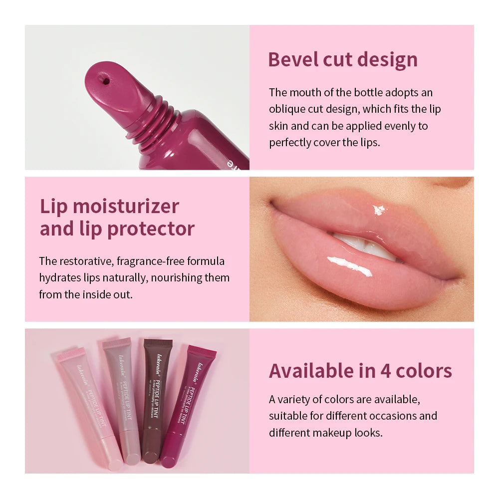 Soft Tube Lip Balm Long-lasting Moisturizing Lipstick Transparent Color Lip Glaze Makeup For Women Cosmetics 4 Colors Lip Care