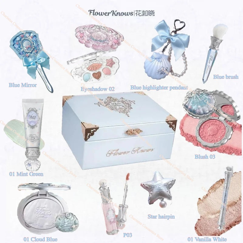 Flower Knows Shells Makeup Set - 11-Piece Cosmetic Collection