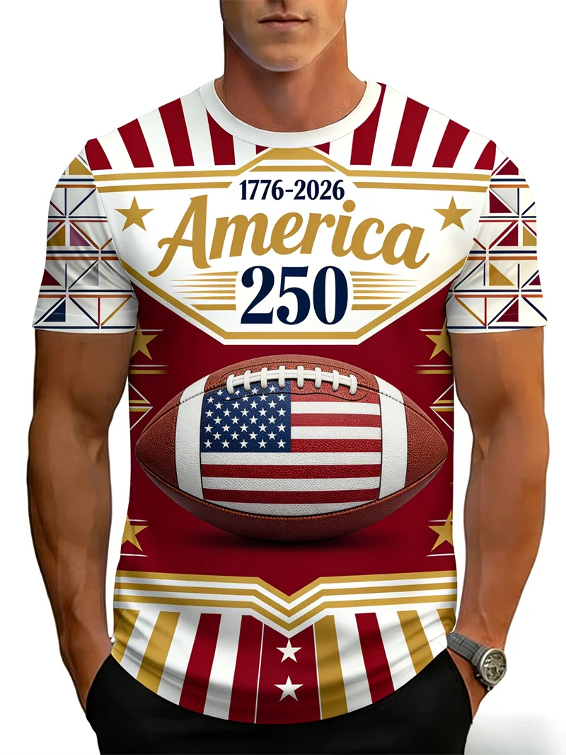 Patriotic American Flag Print T-Shirt - Unisex God Bless The USA