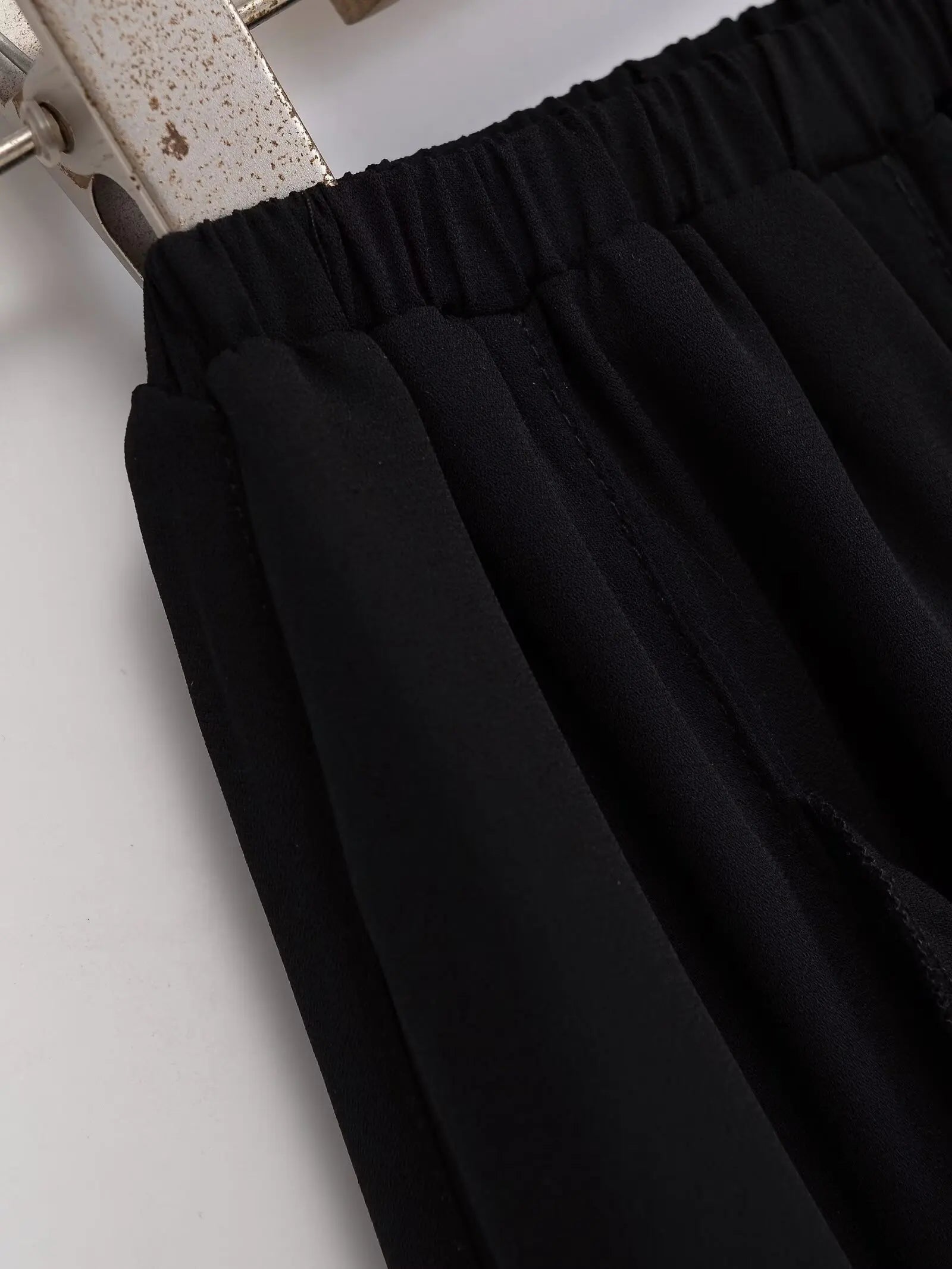 2026 Chic Women's Casual High Quality Knee-length Pink Layered Skirts Ladies Elegant A-line Tierred Ruffles Elastic Midi Skirt