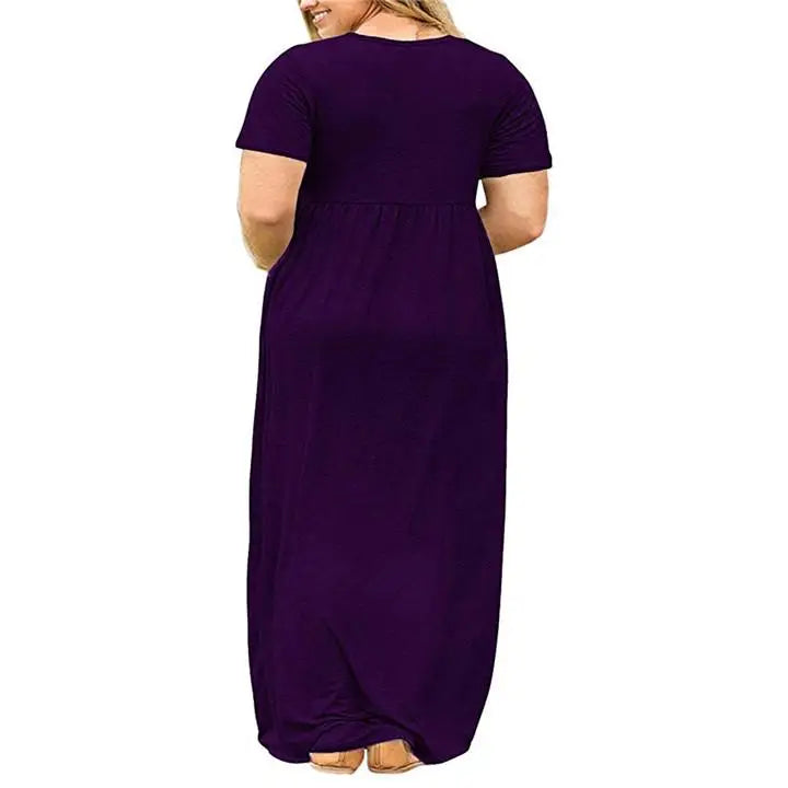 Summer Long Casual Dresses Women High Waist Street Style H Version Cotton Linen Skirt Big Size Female Fashionable Gown
