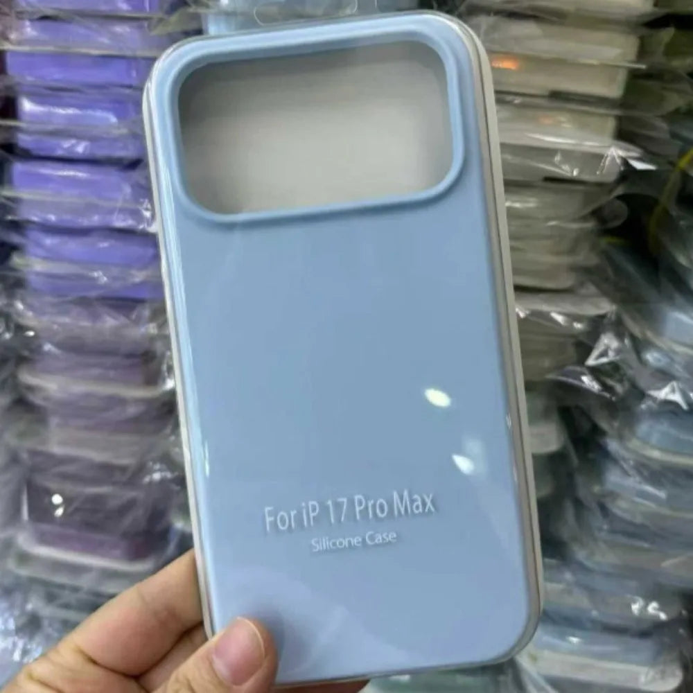 Official Liquid Silicone Skin Feel Case For IPhone 18 Pro Max 17 Pro Air Macaron Solid Candy Colour Color with Packet Box Cover
