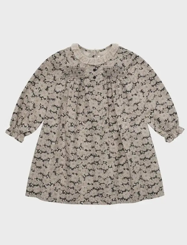 Kids Dress Aw25 Lou Girls Cute Warm Jacket Coat Outear Child Cotton Corduroy Princess Dresses