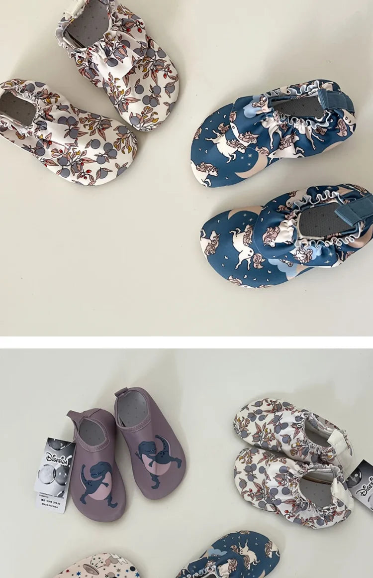 Baby Boys Beach Shoes Girl Children Print Waterproof Sports Sneakers Swimming Aqua Barefoot Shoes Indoor Kids Outdoor Slippers