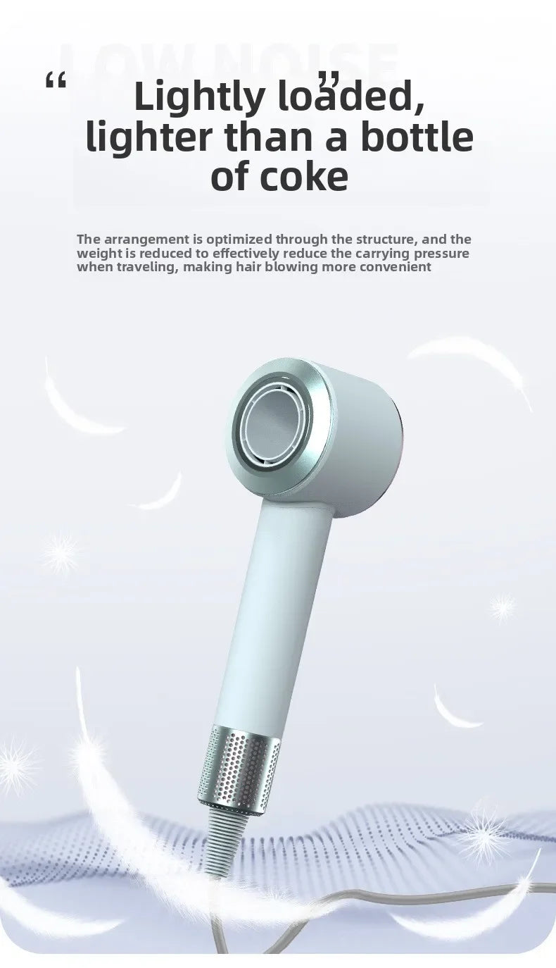 2026 New Professional Anion 5 in 1 Professional Hair Dryer Bladeless Temperature Control Lightweight for Smooth Hair Styling