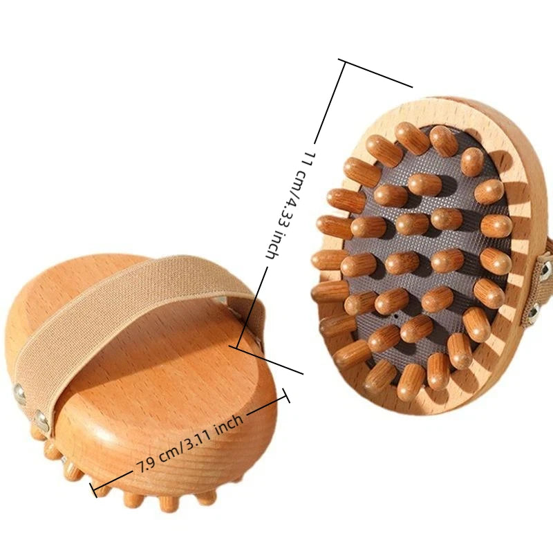 Body Meridian Brush Soothing Essential Oil Spa Air Cushion Massage Hair Comb Resin Gua Sha Scalp Massage Brush Body Massager