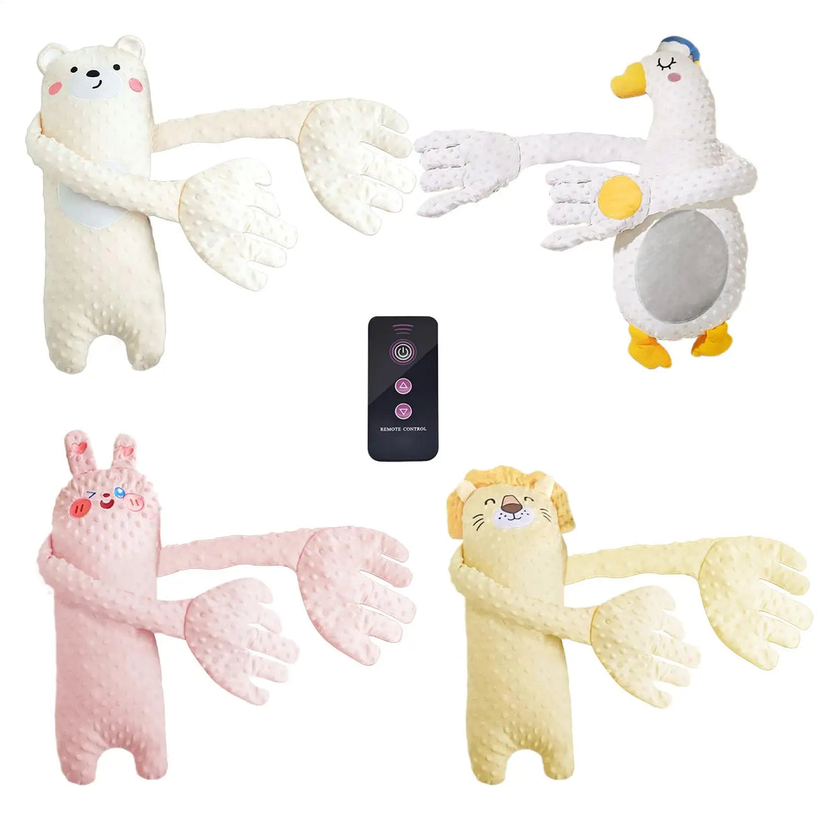 Baby Sleep Patting Pillow with Remote Control - Animal Shape