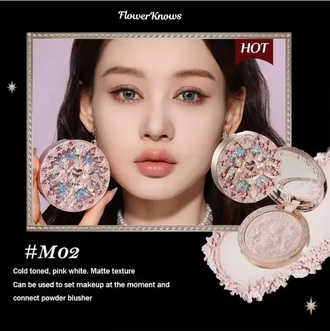 Flower Knows Makeup Set Midsummer Fairytales Flowerknows Foundation Little Angel Highlight Strawberry Rococo Lip Glaze 11pcs Kit