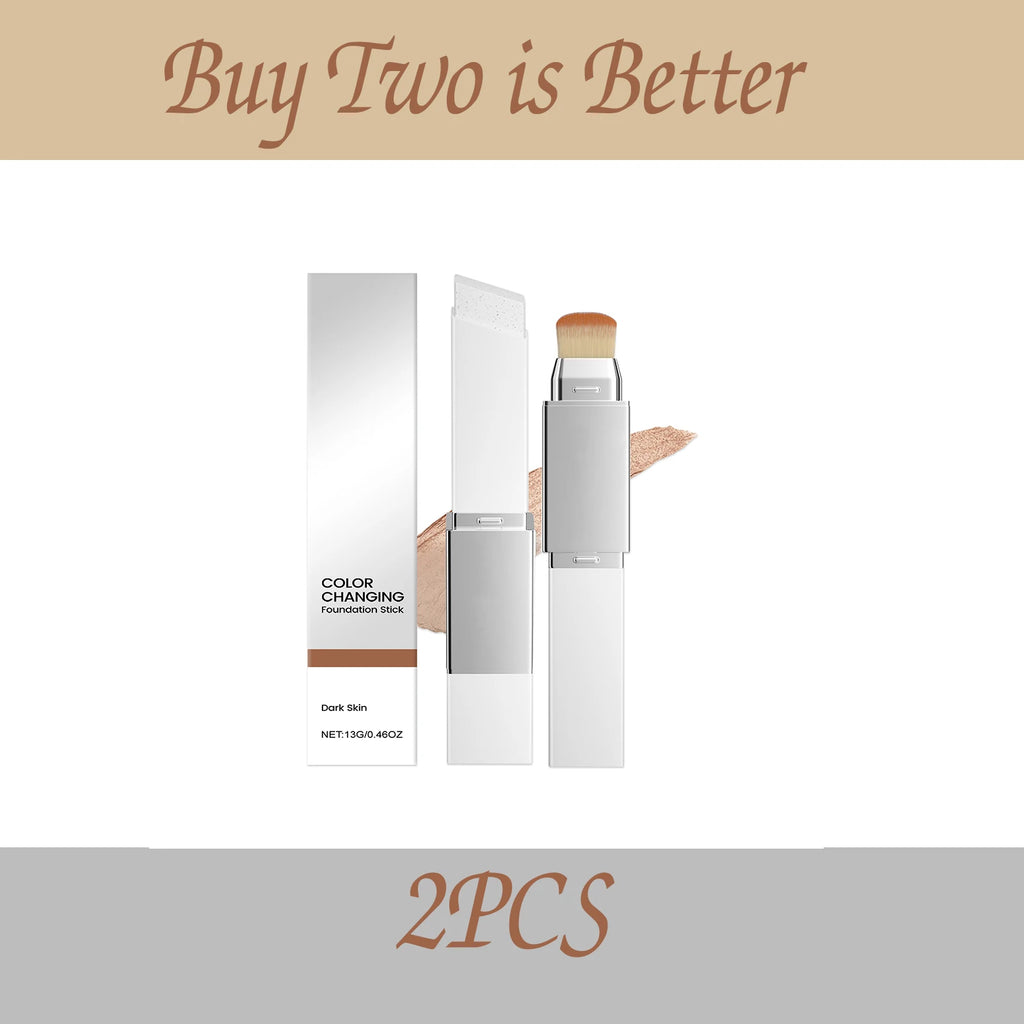 AMZ 13g Darkening Skin Blotting Duo-Action Foundation Stick is a Natural, Moisturizing, Refreshing, Lightweight