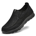 PUAMSS Men's Slip-On Loafers | Breathable Leather Casual Shoes