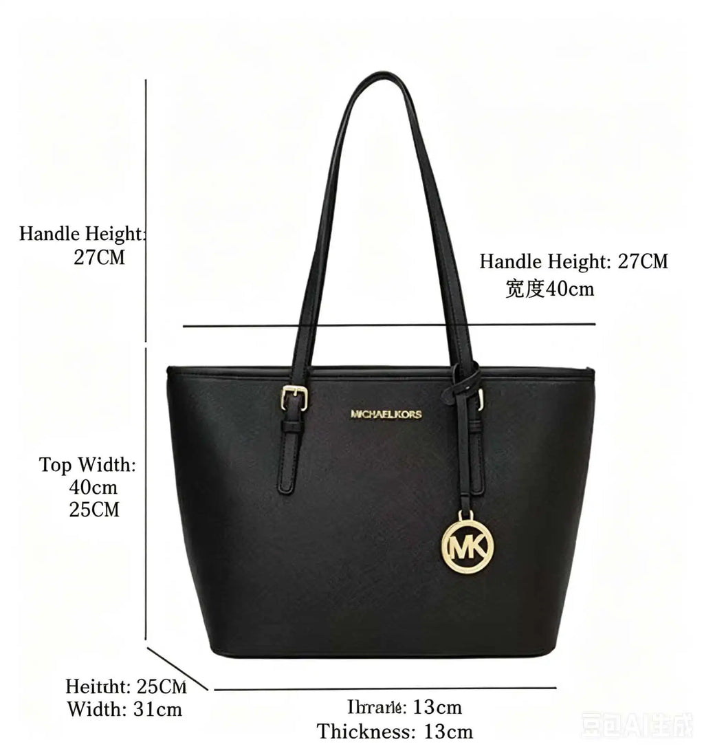MICHAEL KORS MK Jet Set Travel Fashion Business Lady Extra Small Basket Tote Crossbody Bag