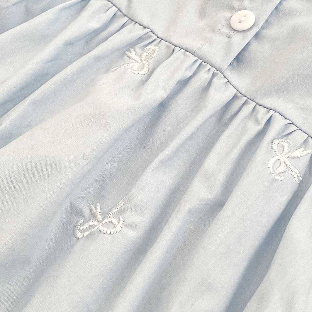 1-6Yrs Summer Girls Dress Baby Clothes Fashion Smocking Stitch Girls Dress Puff Sleeve Floral Cotton Baby Girls Princess Dresses