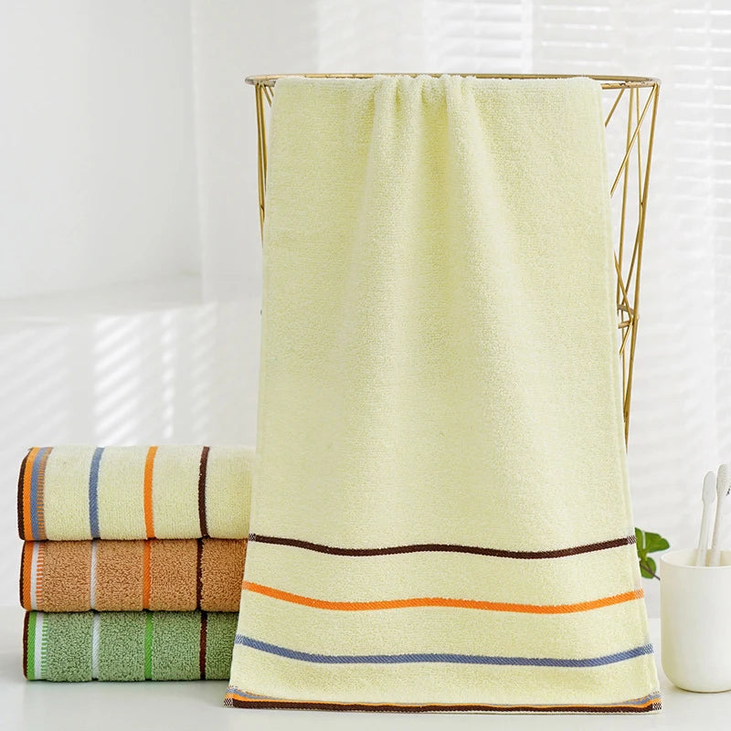 1/2 Pcs 100% Cotton Bathroom Hand Towel Thickened Face Hair Towels Bathroom Adults Hotel Travel Loverincreases Water Absorption