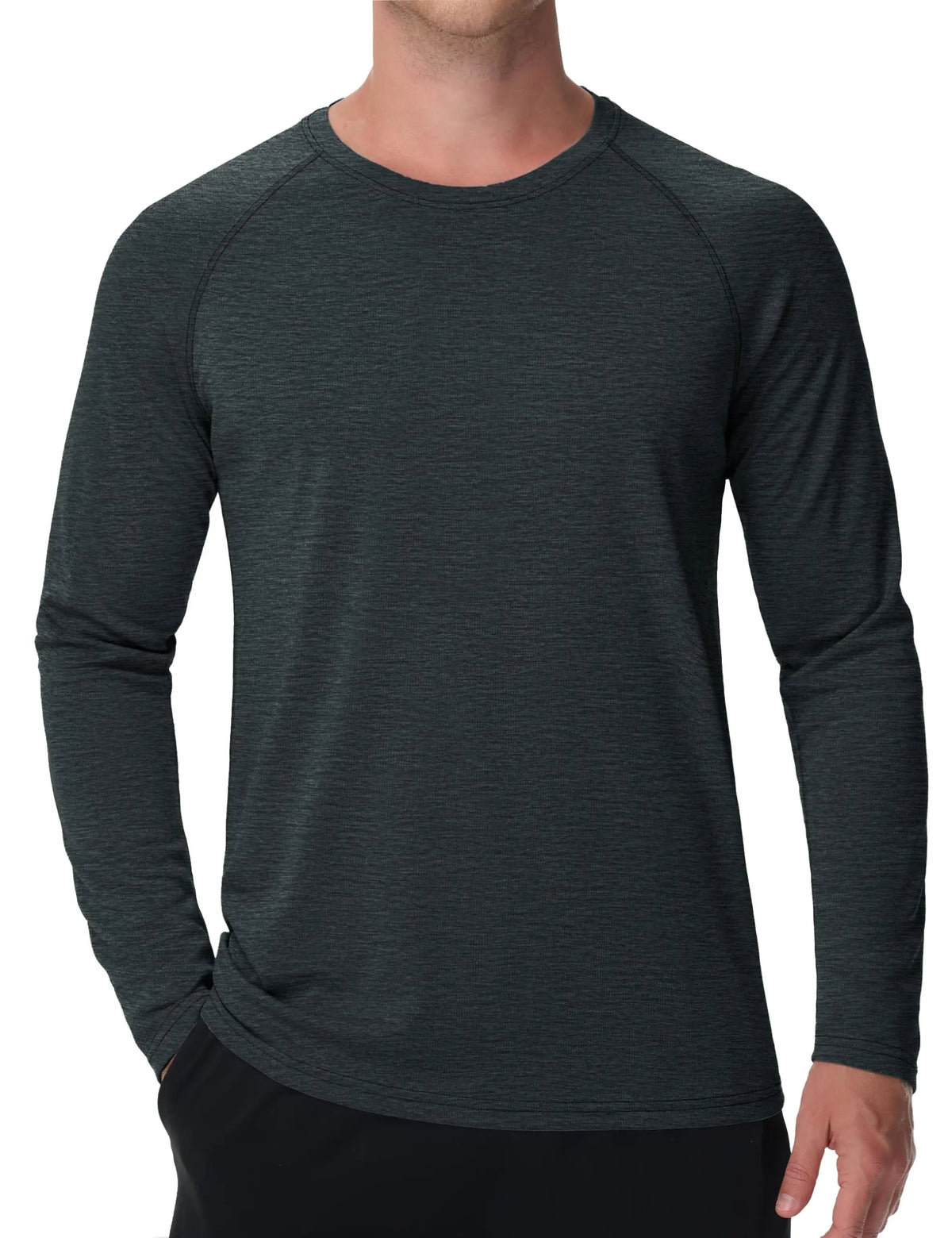 TACVASEN Men's Long Sleeve Workout T-Shirt UPF 50+ Quick Dry Athletic