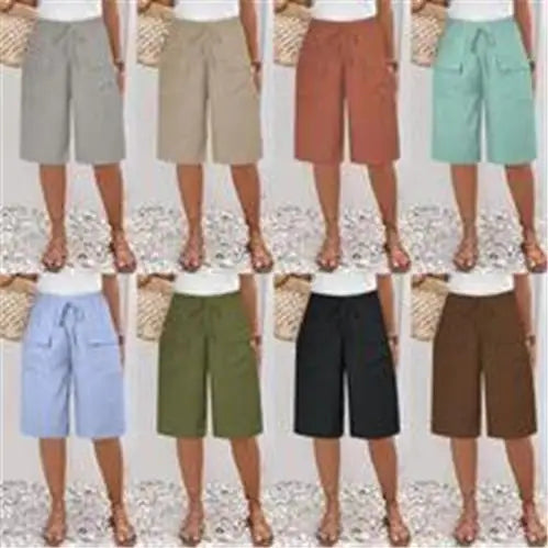 Bohemian Pure Color Side Slit  Skirt Women's Fashion Summer New Arrival Cross-Border mid Waist H-Shape PVC Fabric Skirt